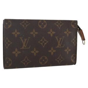 LOUIS VUITTON Monogram Bucket PM Accessory Pouch LV Auth 160345